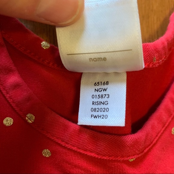 Hanna Andersson red holiday dress 4 - Picture 7 of 7